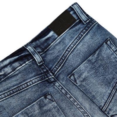 Boys blue acid wash Dylan slim fit jeans